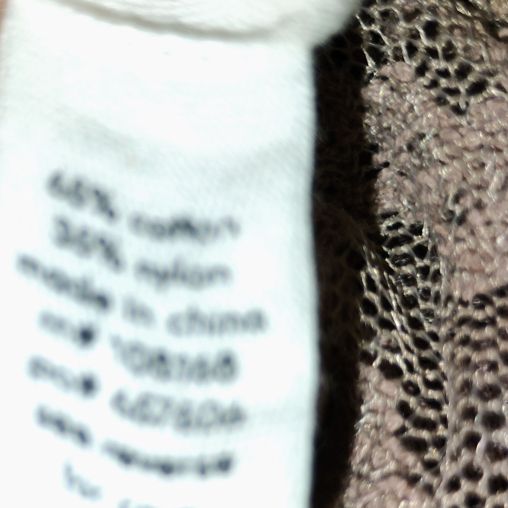 Full Tilt Dusty Mauve Lace Long-Sleeve Top - Picture 7 of 7